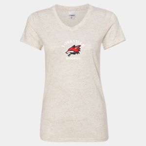 Women's Glitter V-Neck T-Shirt Thumbnail