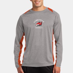 Long Sleeve Heather Colorblock Contender ™ Tee Thumbnail