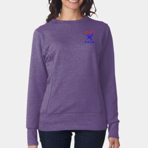 Ladies French Terry Crewneck Sweatshirt Thumbnail